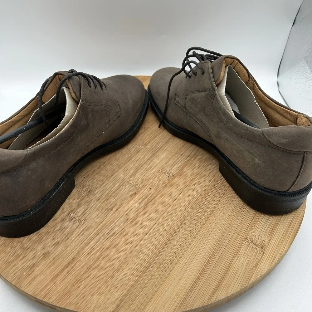 Bass Dark Brown oiled Leather‎ Oxford Casual Shoes 11 M Webster NWB